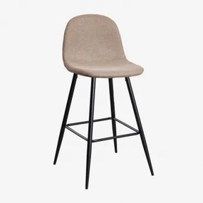 Verpakking Van 2 Glamm Hoge Krukken Zwart & Grijs – Taupe & ↑75 Cm - Sklum