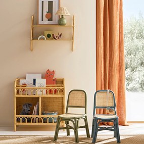 Tafellamp in keramiek en rotan, Alios