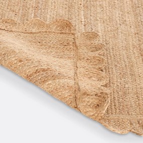 Vloerkleed in jute, Aftas
