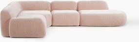 XL modulaire hoekbank Wolke met chaise longue