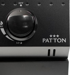 Patton Opus Inbouw Gasbarbecue 3 + 1 - zwart