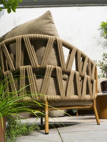 4 Seasons Outdoor Biarritz loungebank amber Loungebank   beige weerbestendig