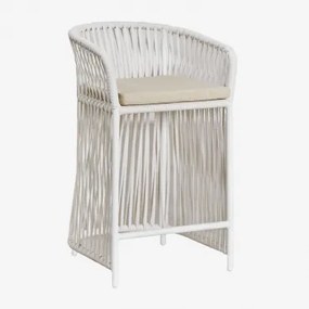 Pakket Van 2 Sophie Hoge Krukken ↑65 Cm & Gardenia Wit - Sklum