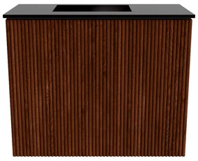 Mondiaz Joya 50cm toiletmeubel ruby met wastafel faye links zonder kraangat urban