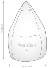 Sitting Point BeanBag BRAVA XL - Lichtgrijs