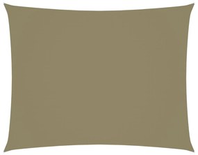 vidaXL Zonnescherm rechthoekig 2x3 m oxford stof beige
