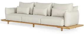 Bora 3-zits loungebank naturel gravel SUNS