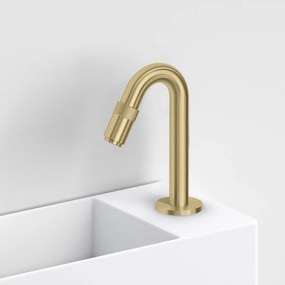 Clou Freddo 9 fonteinkraan goud geborsteld PVD