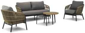 Stoel en Bank Loungeset 5 personen Rope Taupe  Coco Nathan/Pacific