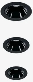 Pack Van 3 Inbouw Led-downlights Met Ø8 Cm Frames Voor Buitengebruik, Gemaakt Van Aluminium, Met Geleidelijke In- En Uitschakeli Warm Wit 2700k & Zwar