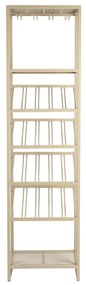 Zuiver Cantor S Beige Wijnrek Metaal - 48x35x180cm.