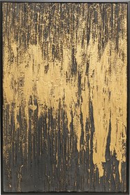Schilderij Goud Zwart