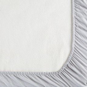 Hoeslaken voor topdekmatras in gewassen linnen, Elina