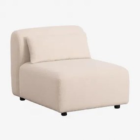 Centraal Module Voor Modulaire Bank Fogler Teddystof Crème Beige - Sklum