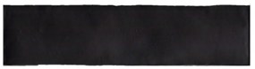 Terre d'Azur Gerona wandtegel visgraat 7.5x30cm Black mat