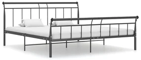 vidaXL Bedframe metaal zwart 180x200 cm