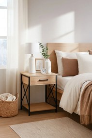 Lesly nachtkastje met lade