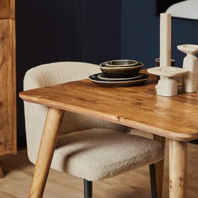 Starfurn Omaha Eettafel Mangohout 90 Cm - 90 X 90cm.