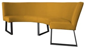 Eetkamerbank - Rotterdam - stof Element goud 08 - geschikt voor tafel 130 cm