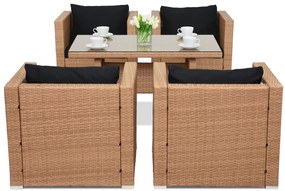 Roma Premium 4 Tuinpunt honing technorattan tuinmeubelen