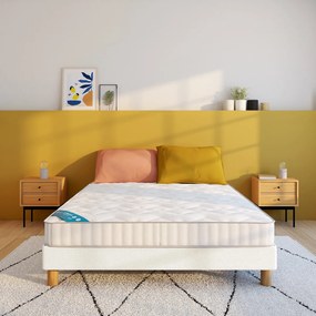Set met HD28kg-schuimmatras, stevige ondersteuning, traagschuimlaag + bedbodem
