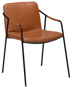 Dan-Form Boto Design Eetkamerstoel Bruin Kunstleer