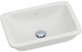 Villeroy & Boch Loop en Friends onderbouwwastafel 51x34cm met overloop zonder kraangat wit 61631001