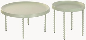 Metalen bijzettafels Daisy, 2-delig