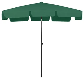 vidaXL Strandparasol 200x125 cm groen