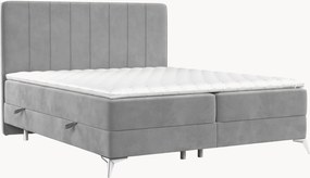 Handgemaakte fluwelen divan bed Aggaz met opbergruimte, H2