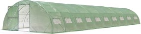 Groene folietunnel 5x10m met deur Tuinpunt