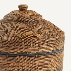 MandØ40 x H50 cm bamboe en gevlochten rotan, Brazil