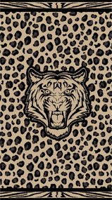 Strandlaken Velour – 100% katoen – 90×160 – tiger