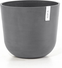 Ecopots bloempot Oslo 35 - Rond - Grey - Diameter 35 x H30,5 cm