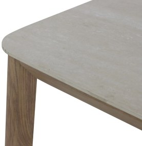 Dining Tuintafel rechthoekig 160 x 90 cm Aluminium Taupe Santika Indah