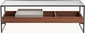 Salontafel Sveg met popelhouten tafelblad