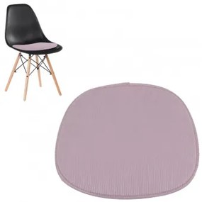 Kussen In Ribfluweel Voor Stoel Scand Paars – Lavender - Sklum
