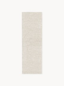 Handgeweven in- & outdoor loper Rika met vintage ruitjesmotief