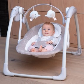 Bo Jungle Babyschommel B-Portable Dolphy taupe
