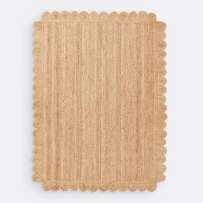 Vloerkleed in jute, Aftas