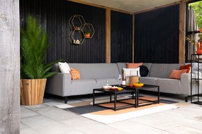 Boavista/Royalty Sunbrella loungeset - Nature Grey - 5-delig - Rechts