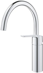 Grohe QuickFix Start verhoogde keukenmengkraan rond chroom