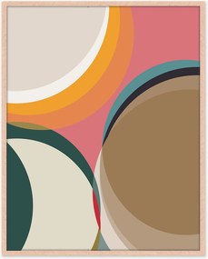 Ingelijste digitale print Geometric Art