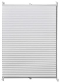 vidaXL Plisséjaloezie 80x150 cm wit