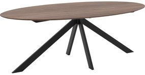 Goossens Excellent Eettafel Uniek, Ovaal 200 x 110 cm