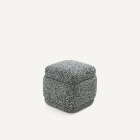 Poef in gemêleerde badstof, CLEOPHEE