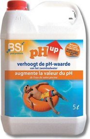 BSI pH Up liquid 5L - verhoogt de pH-waarde van je zwembad of spa