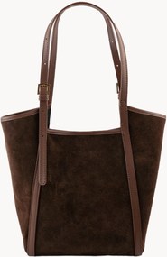 Handgemaakte suède handtas Grand Olmo