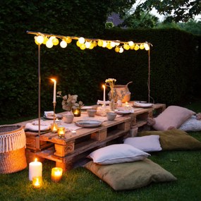 Cotton Ball Lights Outdoor lichtslinger - Starter Kit - Jardin