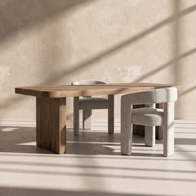 Eleonora Edward Grote Eettafel Bruin Mangohout 240 Cm - 240 X 100cm.